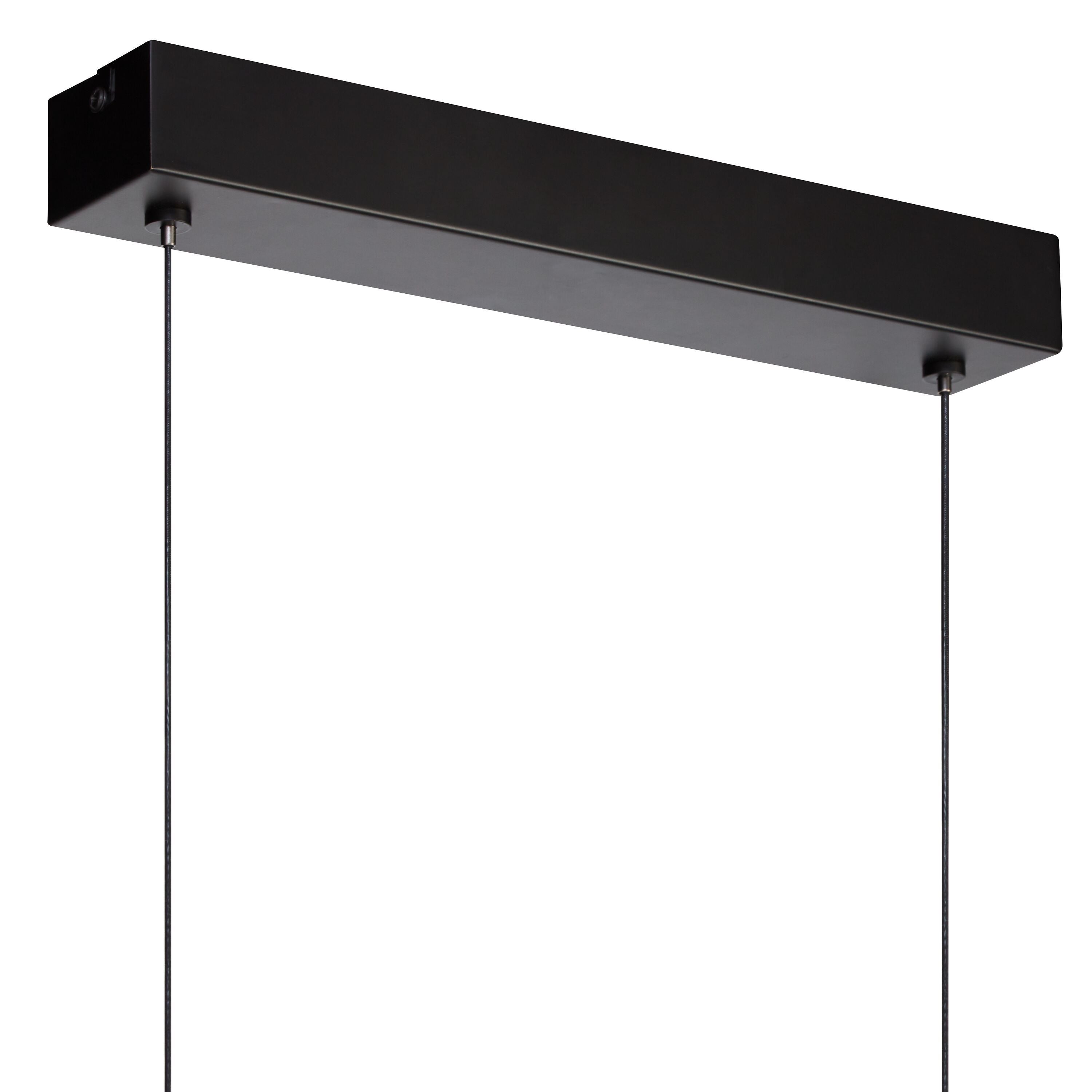 ZARO Hängeleuchte - Schwarz / B: 140.0 cm x T: 20.0 cm x H: 20.0 cm