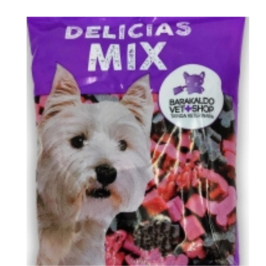 Lanche Delicias Mix Barakaldo Vet Shop | Lanche para cães adultos Delicias Mix Barakaldo Vet Shop.