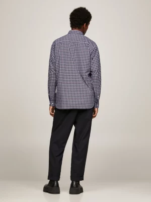 Camisa Micro Tartan de Corte Regular