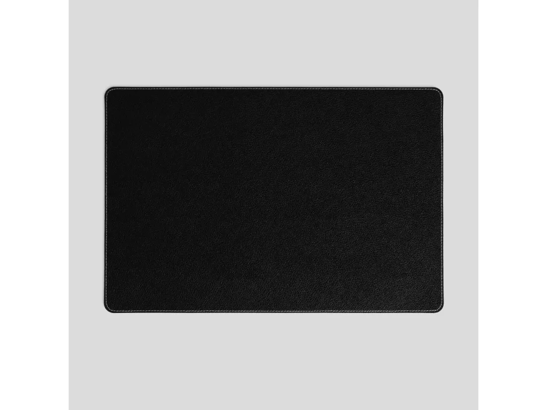 Set de Table Décoratif Parana Noir Moyen 30x45 en PVC