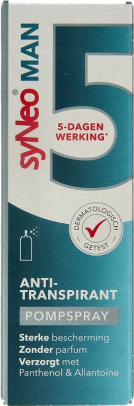 Syneo 5 - Deodorant Anti-transpirant Pompspray - 30 ml - Voor Mannen