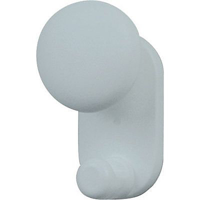 Porte-manteau à fixer plastique blanc Form Kumasi 1 tête