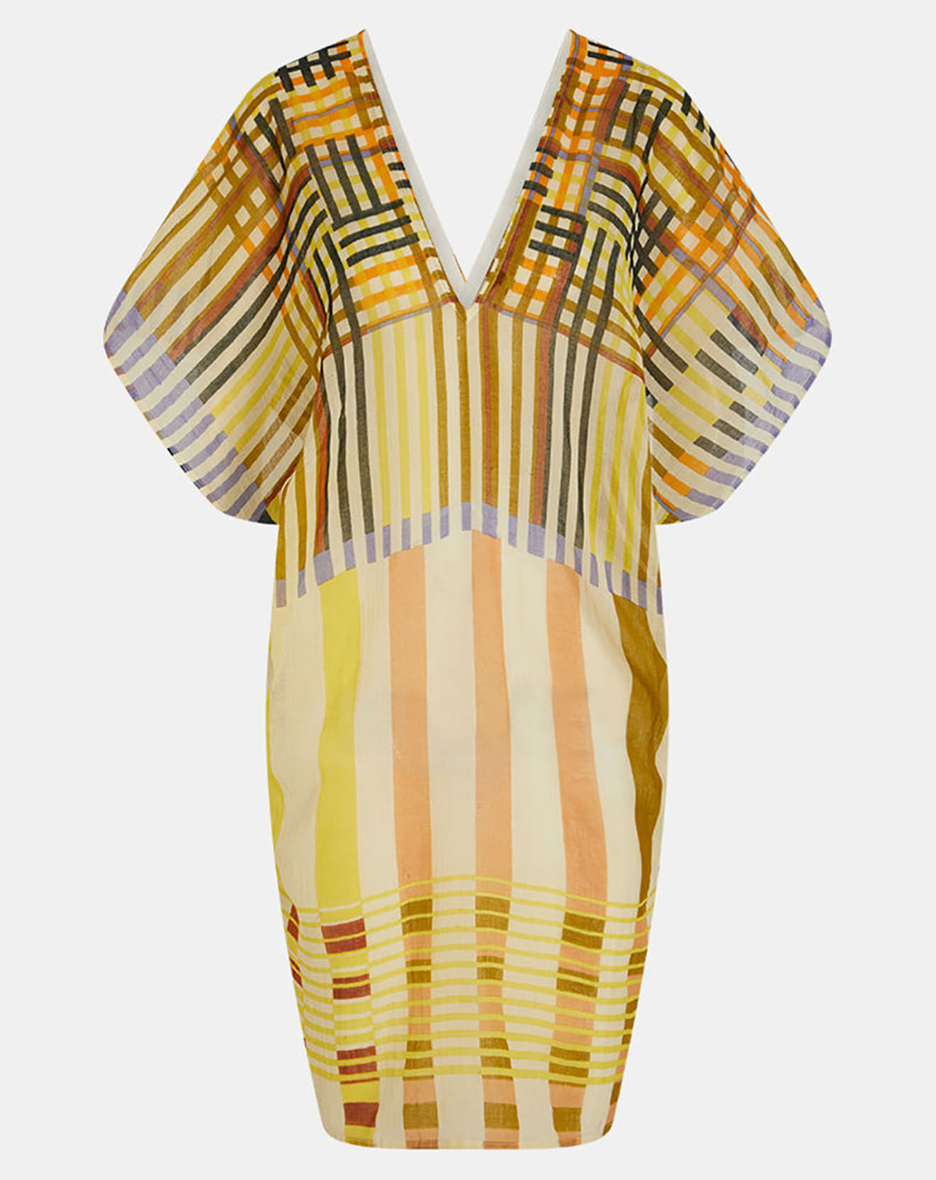 Mapoesie Robe 10% coton bio Elia Arythmique jaune/multicolore