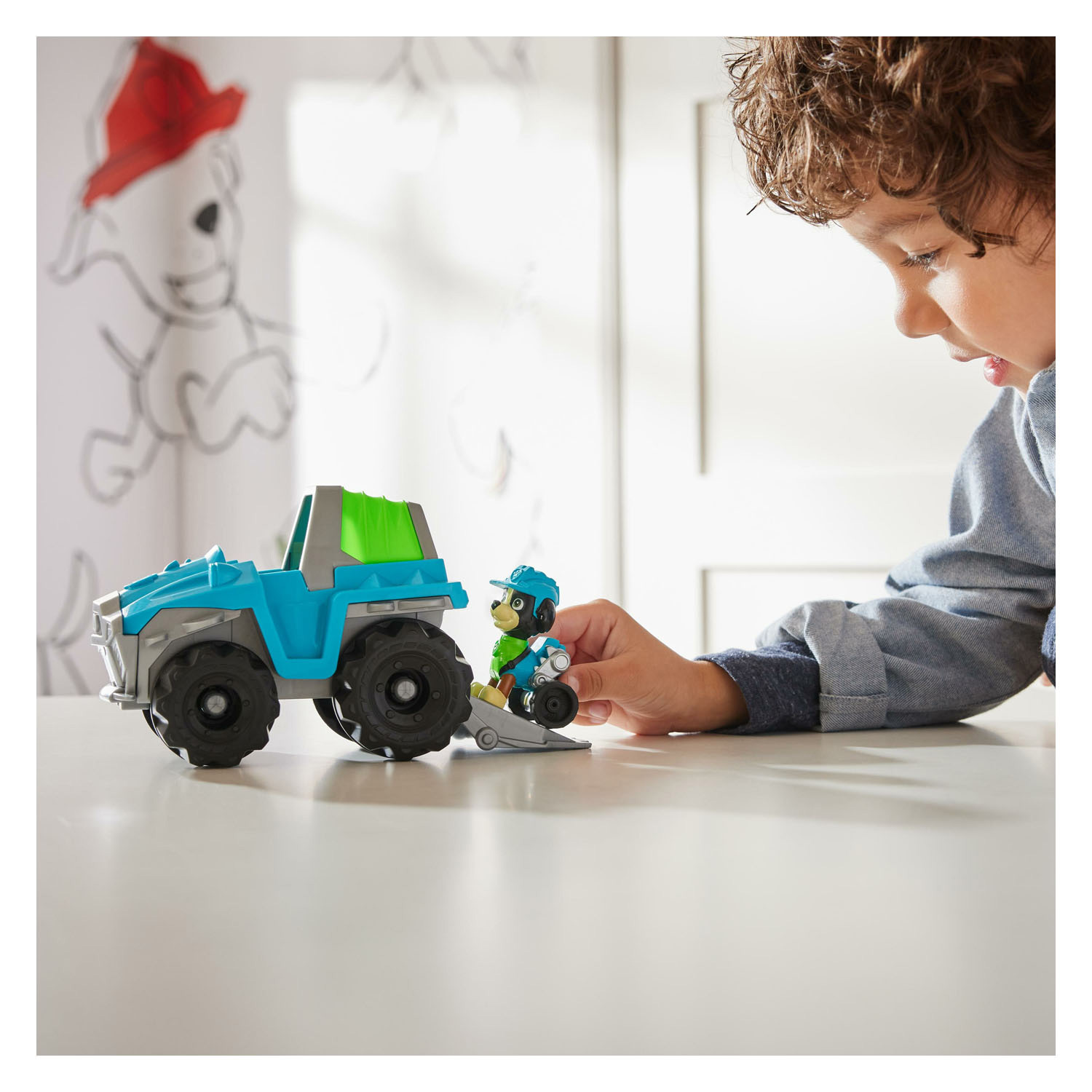 PAW Patrol Voertuig met Speelfiguur - Rex's Dinosaur