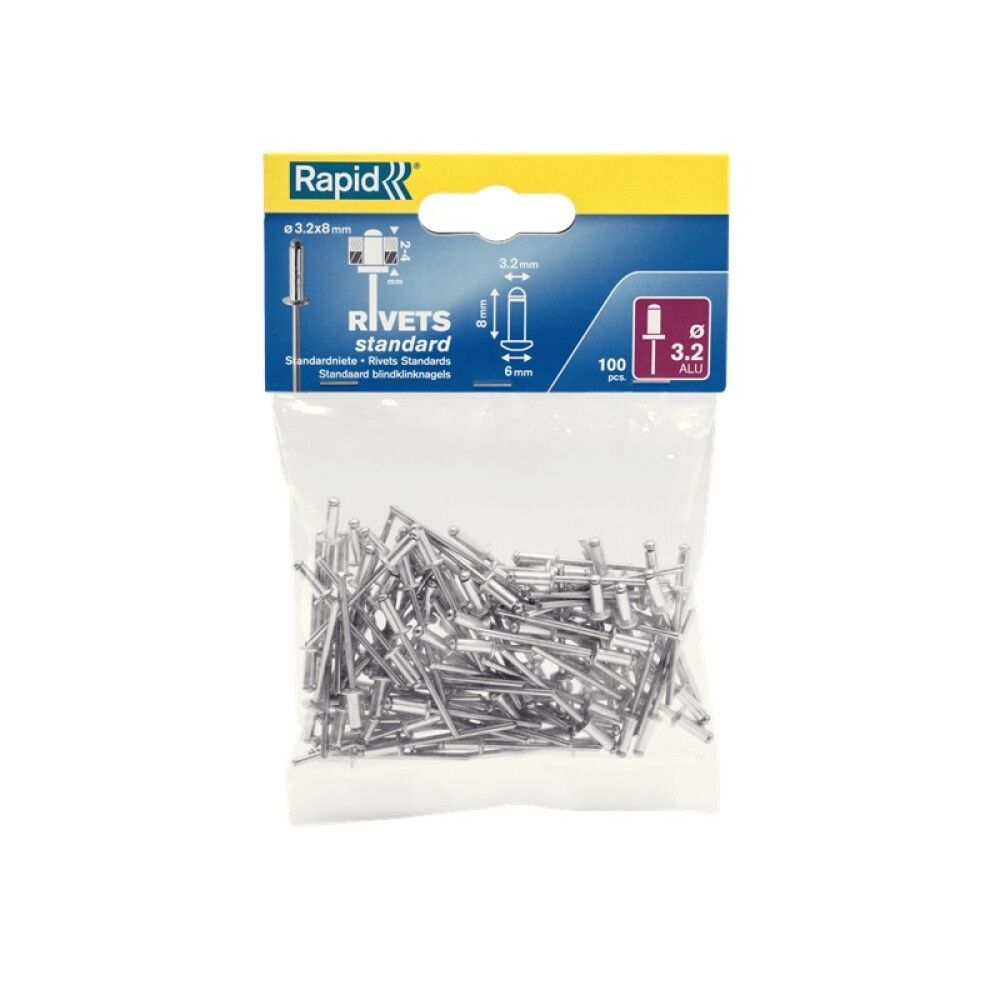 POPNAGLE RAPID Ø3.2X8MM 100STK/PK