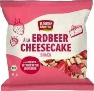 Rosengarten Erdbeer Cheesecake Snack, 40 g