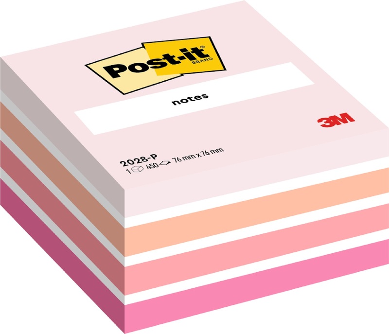 Post-it Haftnotizen Würfel, 76 x 76 mm, 450 Blatt