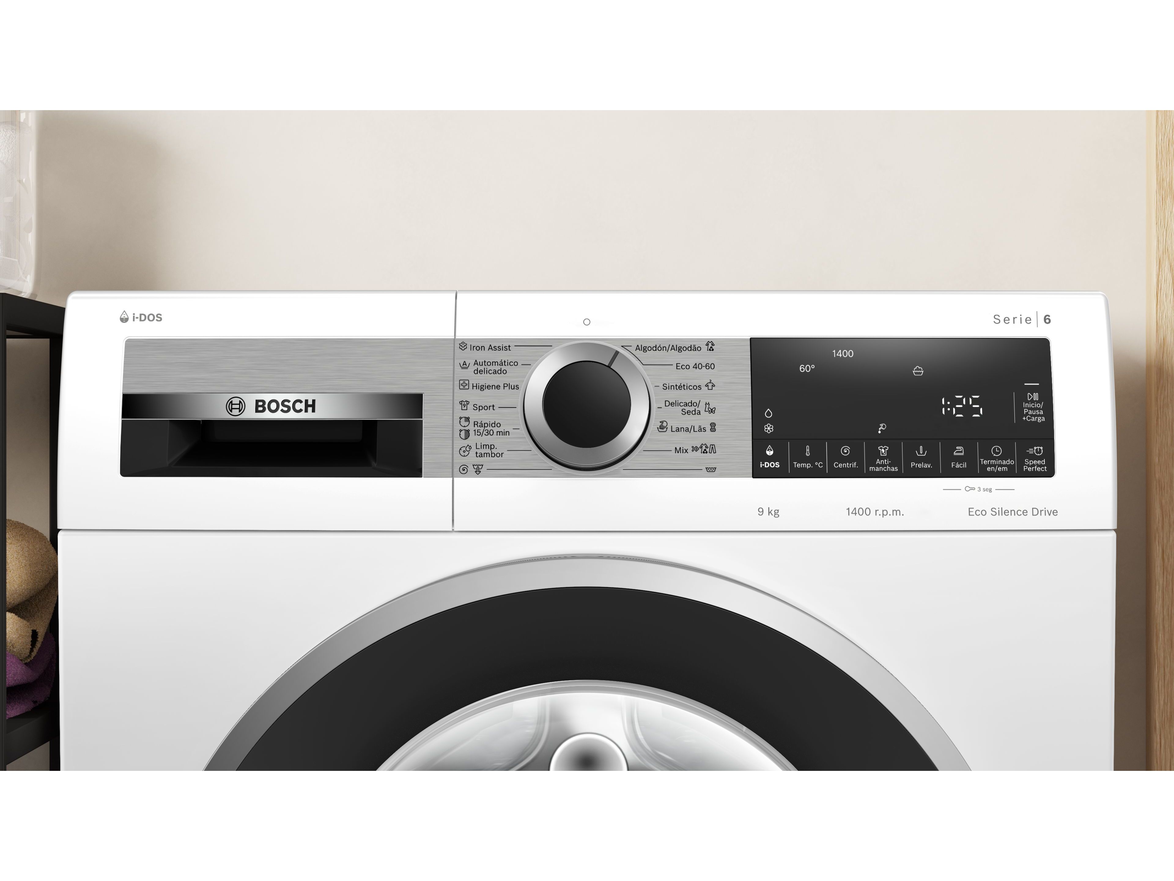 MÁQUINA DE LAVAR ROUPA BOSCH WGG244F1ES - BRANCO A 9KG