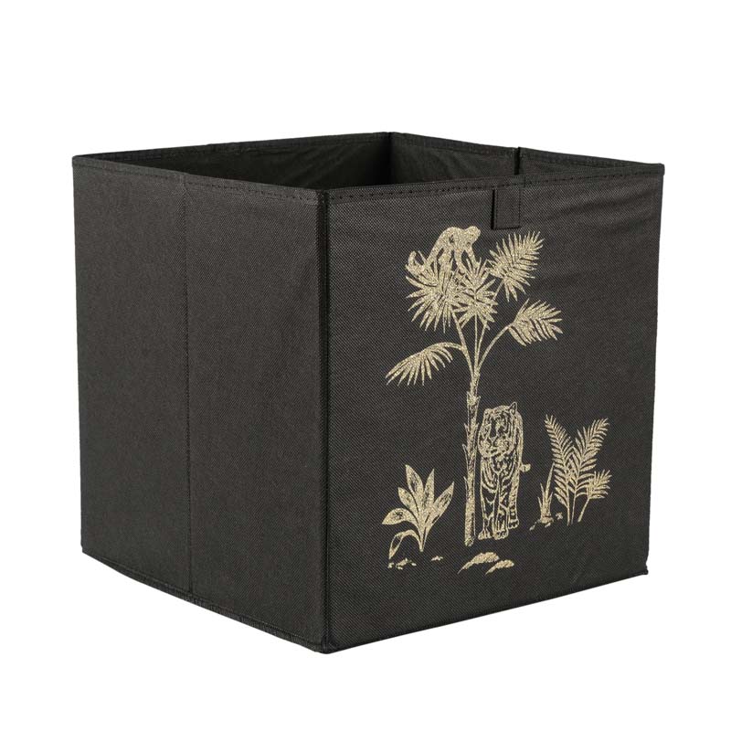 Cube de rangement 'Catathea' en tissu