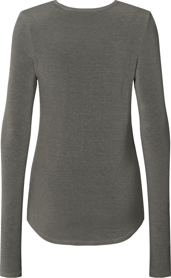 Gai&Lisva Thyra L/S Wool Top Dark gull grey
