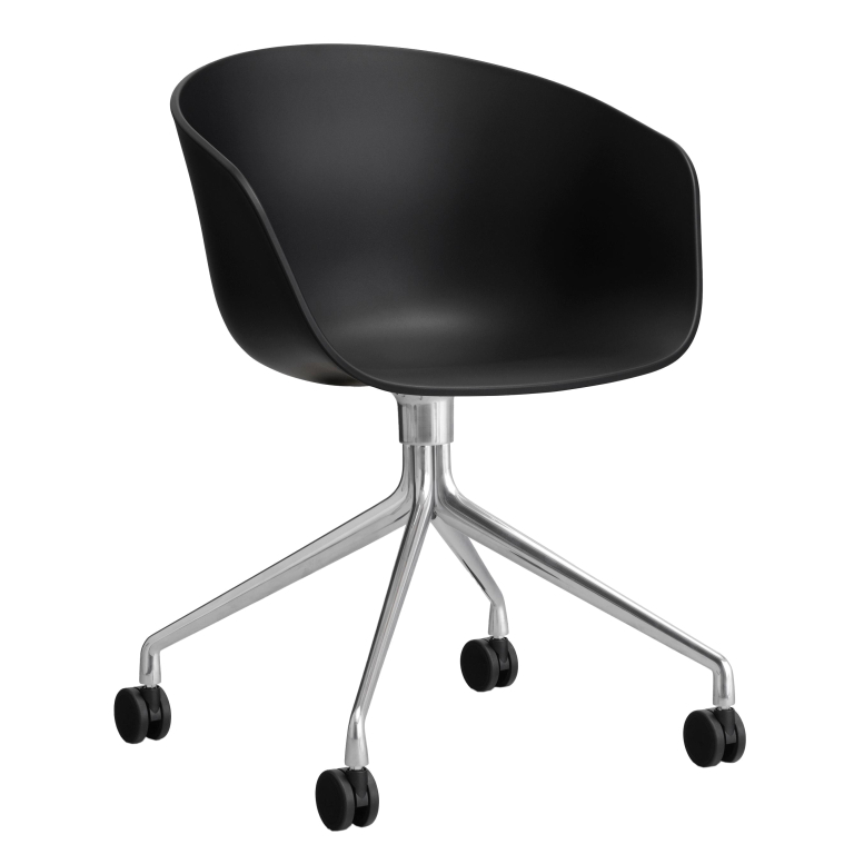 Hay AAC24 bureaustoel aluminium onderstel Black