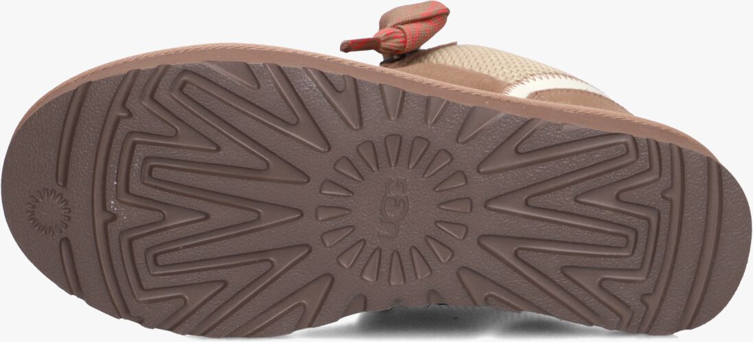 bruine ugg hoge sneakers w lowmel