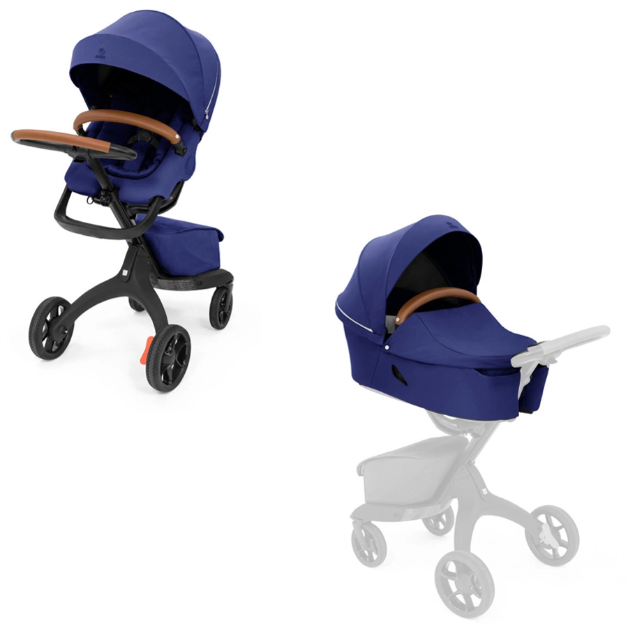 STOKKE® Kinderwagen Xplory® X inklusive Tragewanne Royal Blue