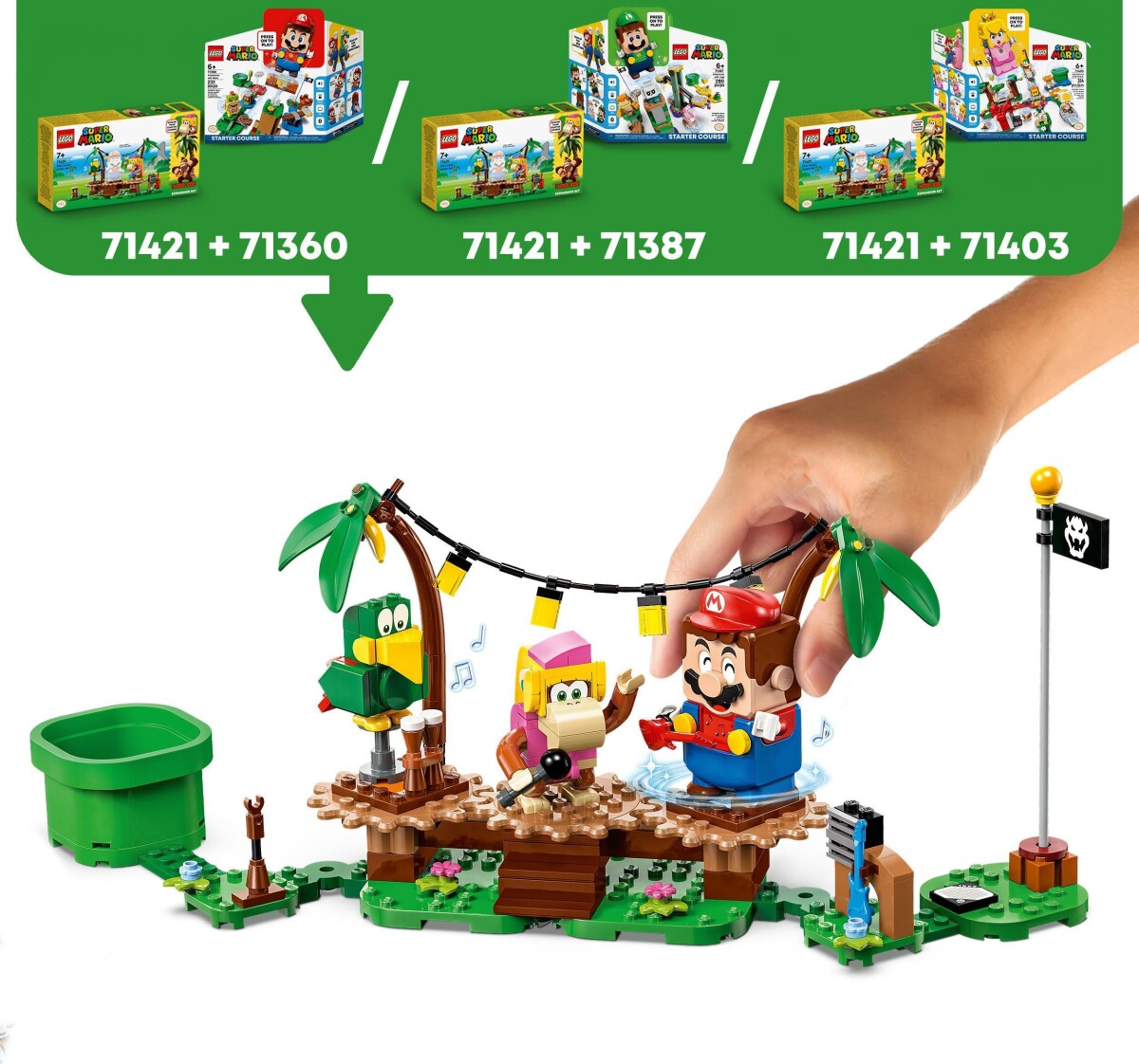 Lego Super Mario - Dixie Kongs Jungle Jam Udvidelsessæt - 71421
