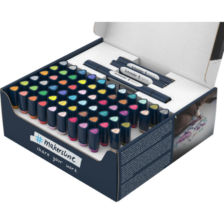 Schneider Paint-It 040 Twinmarker Set komplett (72teilig) Twinmarker