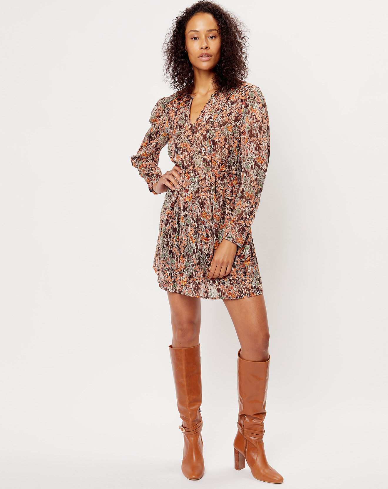 See u Soon Robe imlprimée Alexa orange