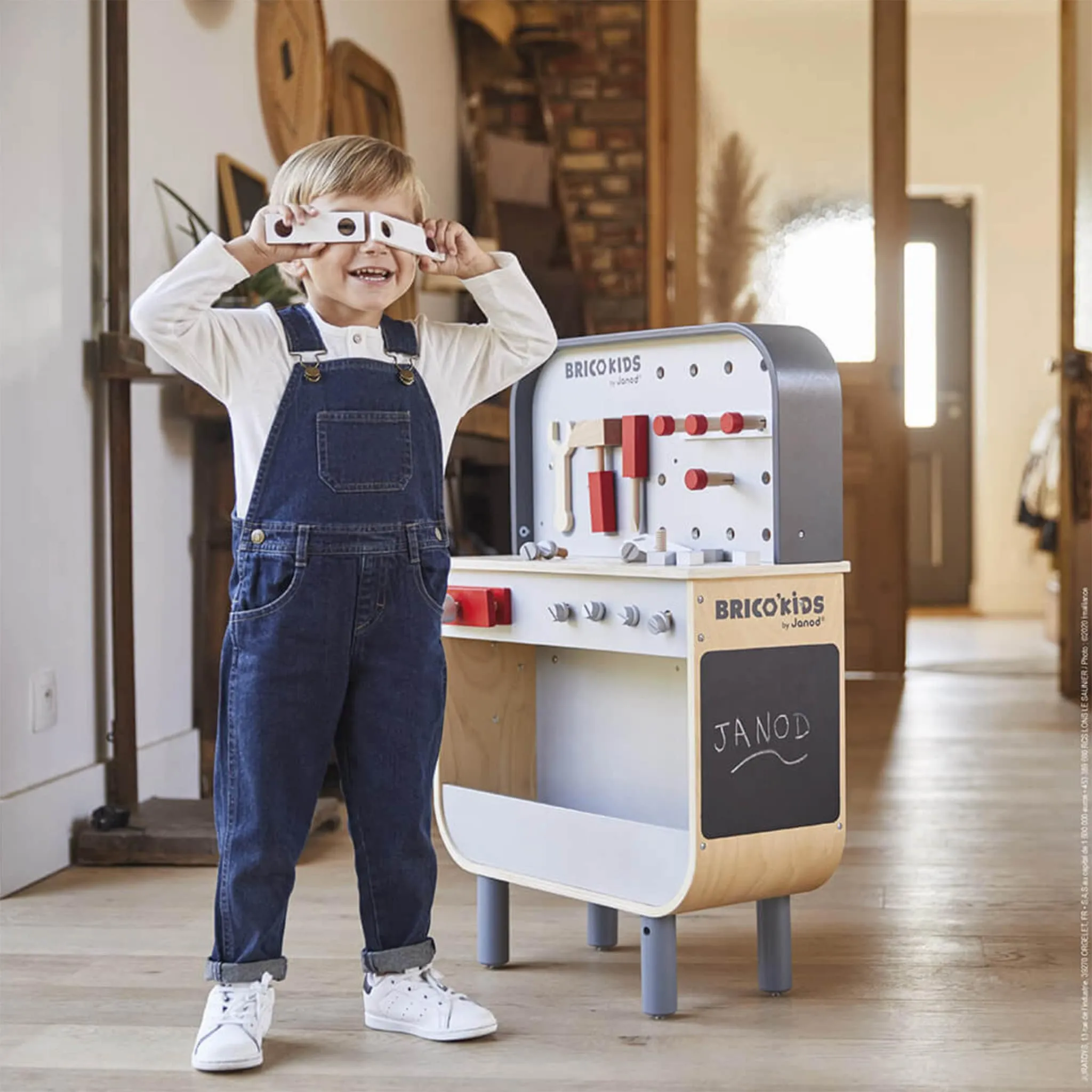 Janod Établi Réversible Brico'Kids