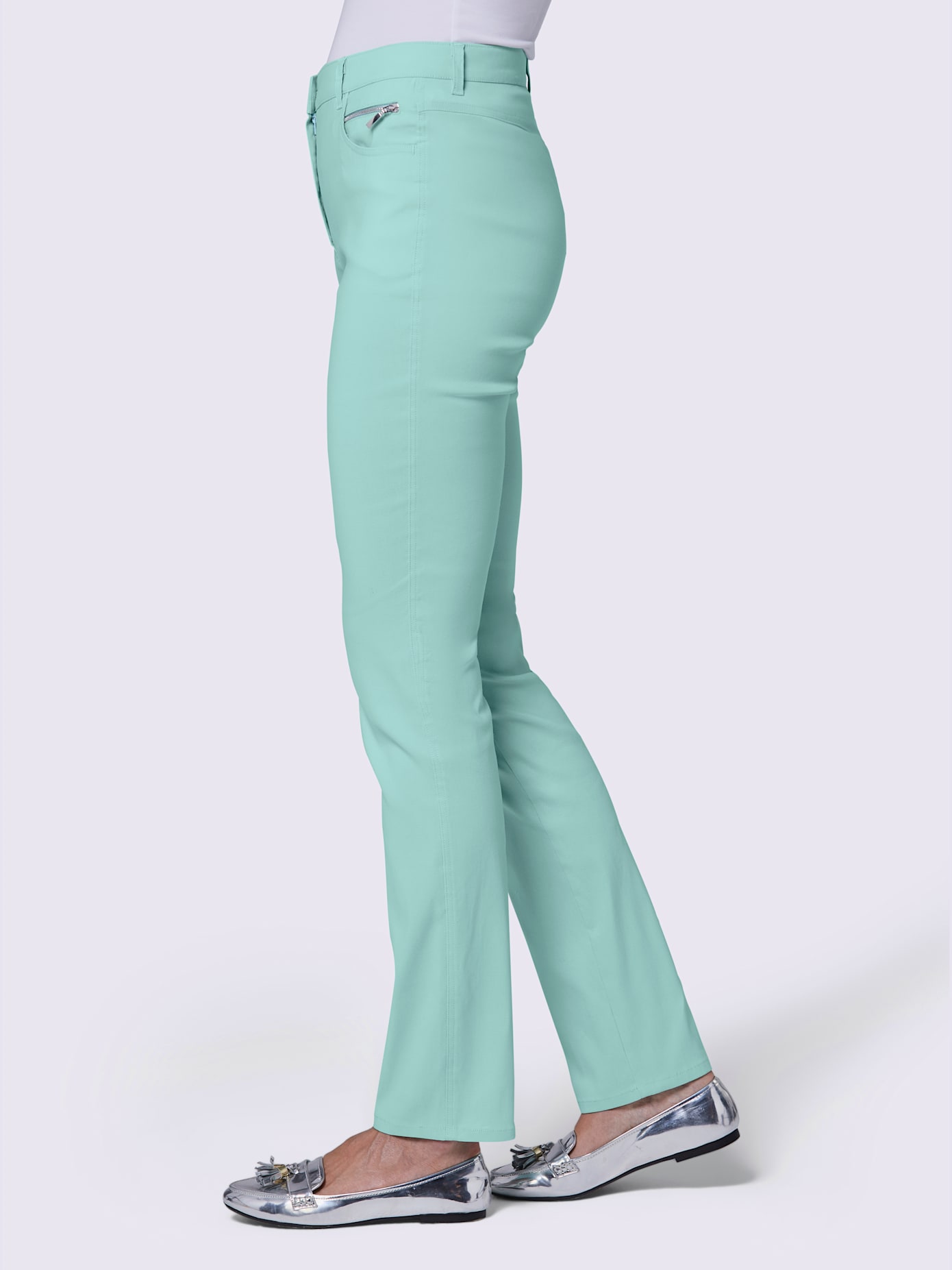 Élégant pantalon extensible qualité viscose extensible souple