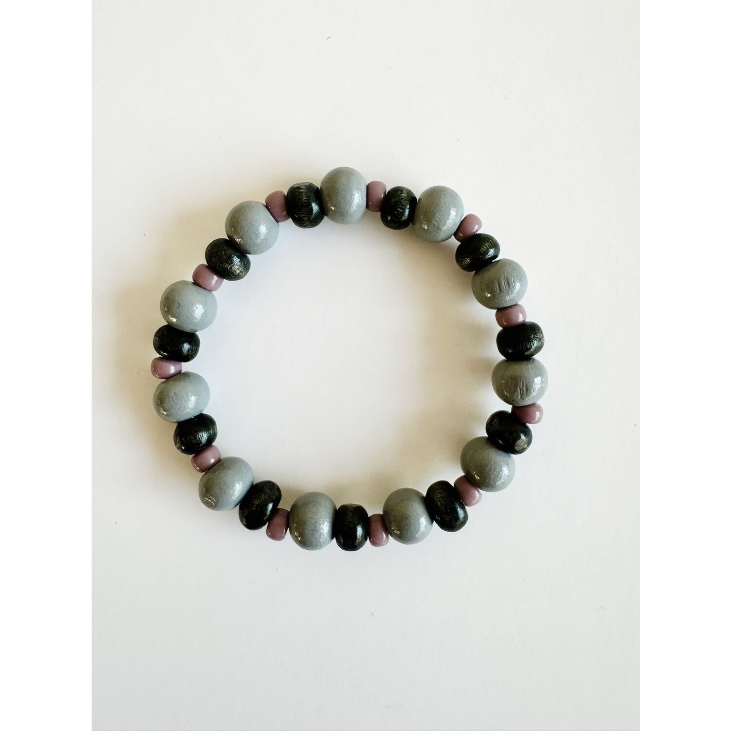 By Melo | Armbandje Grijs/Paars