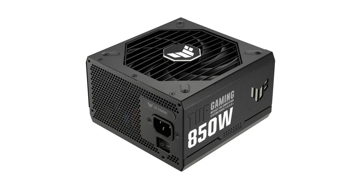 ASUSTUF Gaming Gold modulaire 850 watt voeding   (Zwart, 1x 12V-2x6, 3x PCIe)