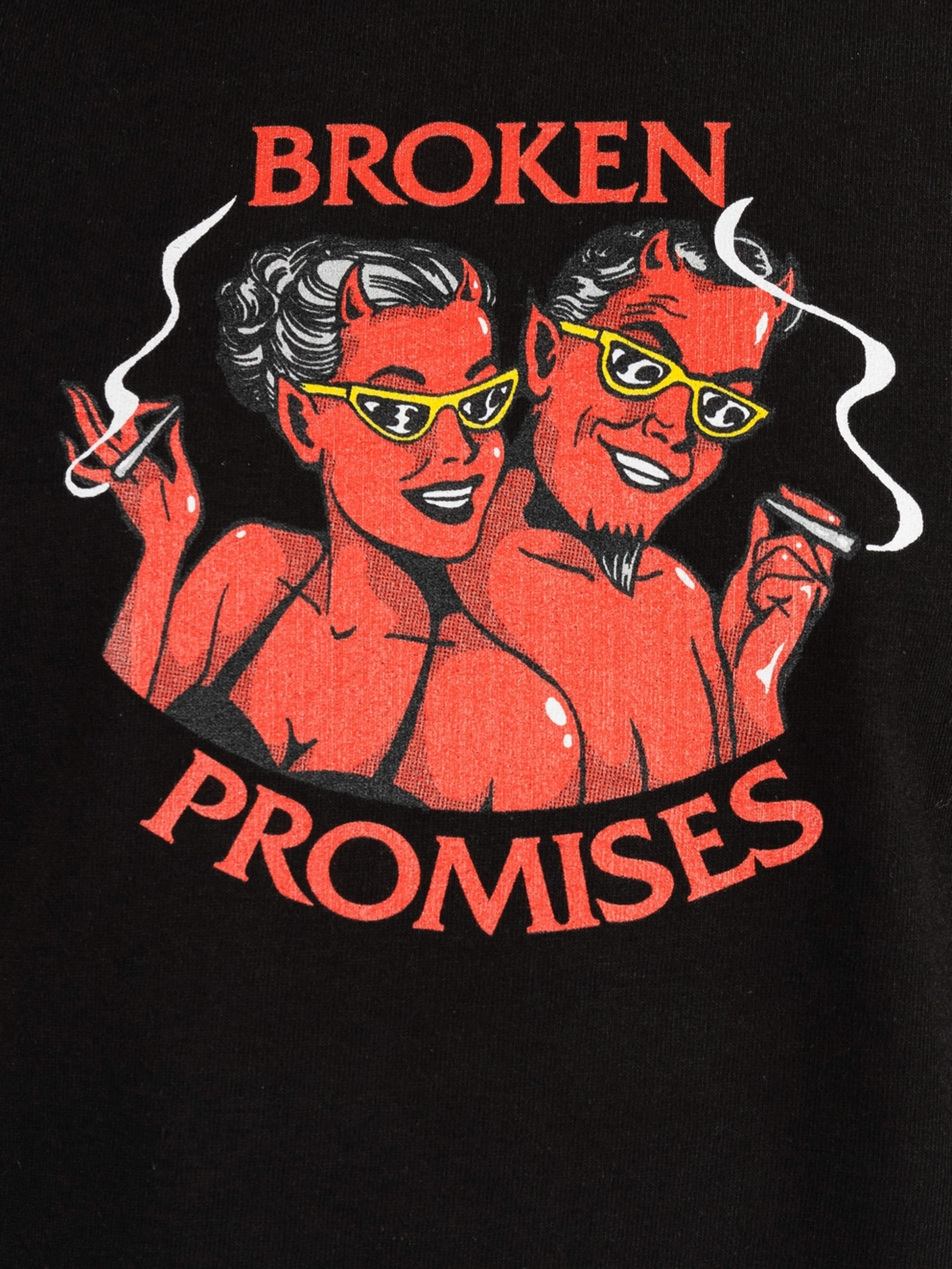 Broken Promises Devil'S Lettuce T-Shirt black