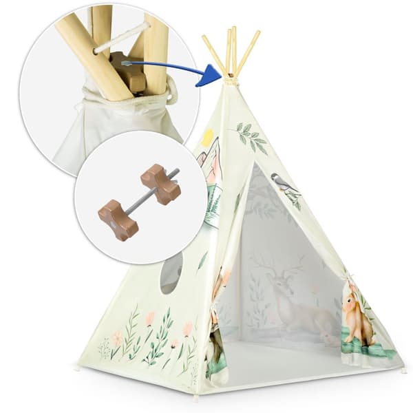 Barne Tipi telt Nukido - Beige