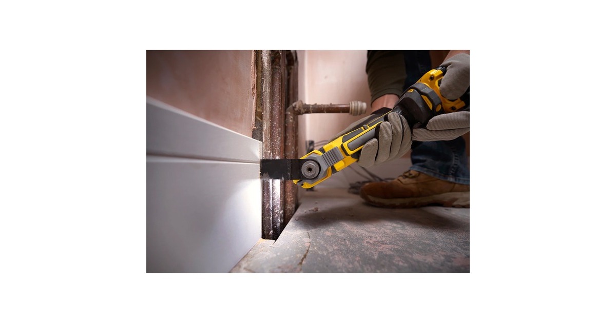 StanleyFATMAX V20 18V Brushless Oscillerende Multitool multifunctioneel gereedschap  (Geel/zwart, Koffer, 2 accu's (2.0Ah) en oplader (2A) inbegrepen)