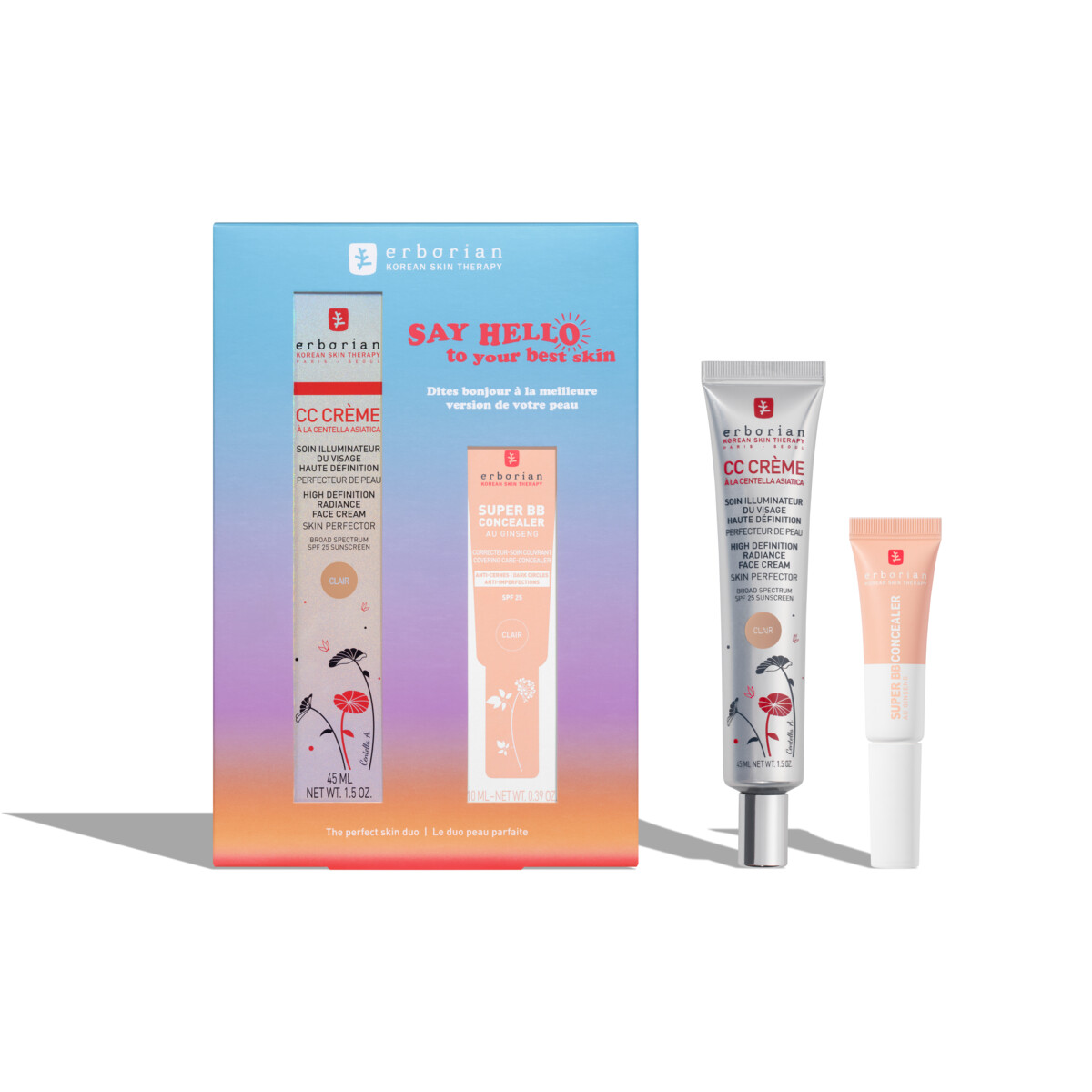 ERBORIAN KIT CC Creme Super BB Concealer<br>2 Stück, clair