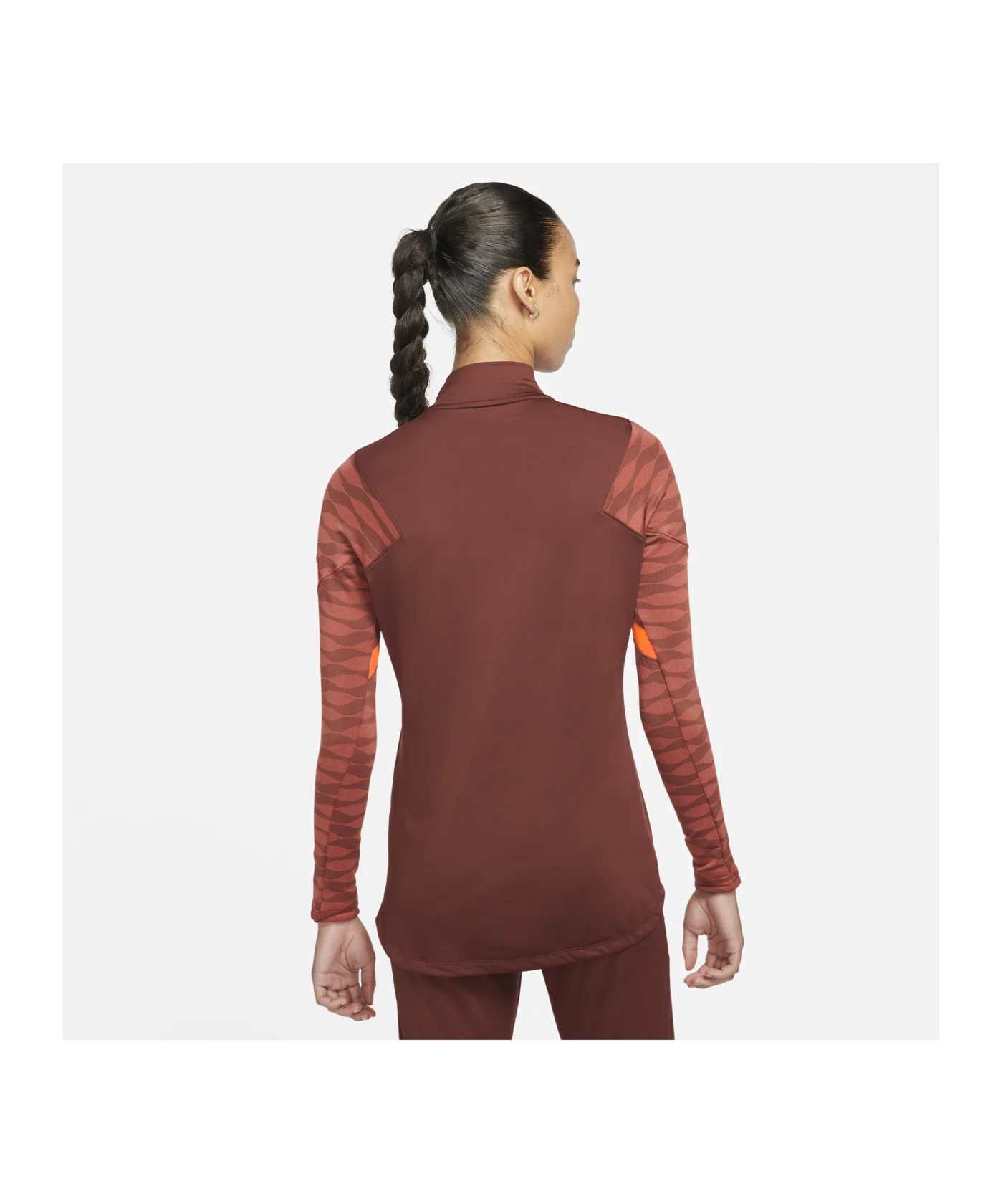 Nike Strike 21 Drill Top Damen Braun Rot F273