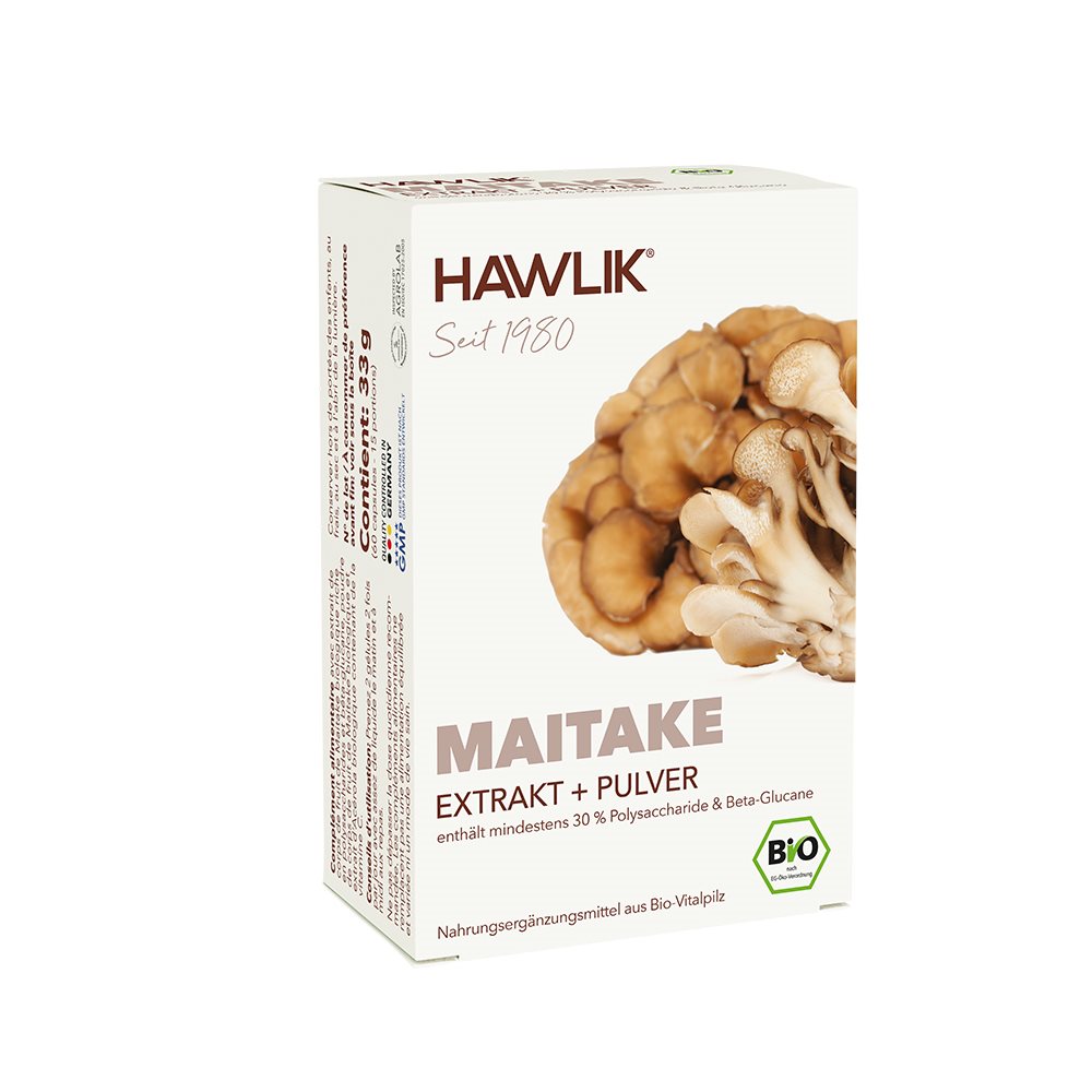 HAWLIK Maitake Extrakt + Pulver<br>60 Stück, Kapsel