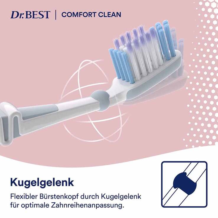 Dr. Best Comfort Clean Soft Zahnbürste, 1 St