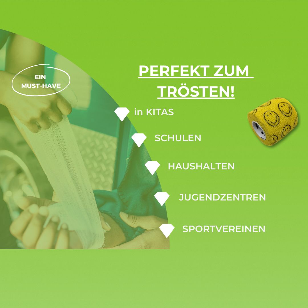 LisaCare Kinderpflaster - Bandagen zum Trösten - 10cmx4,5m