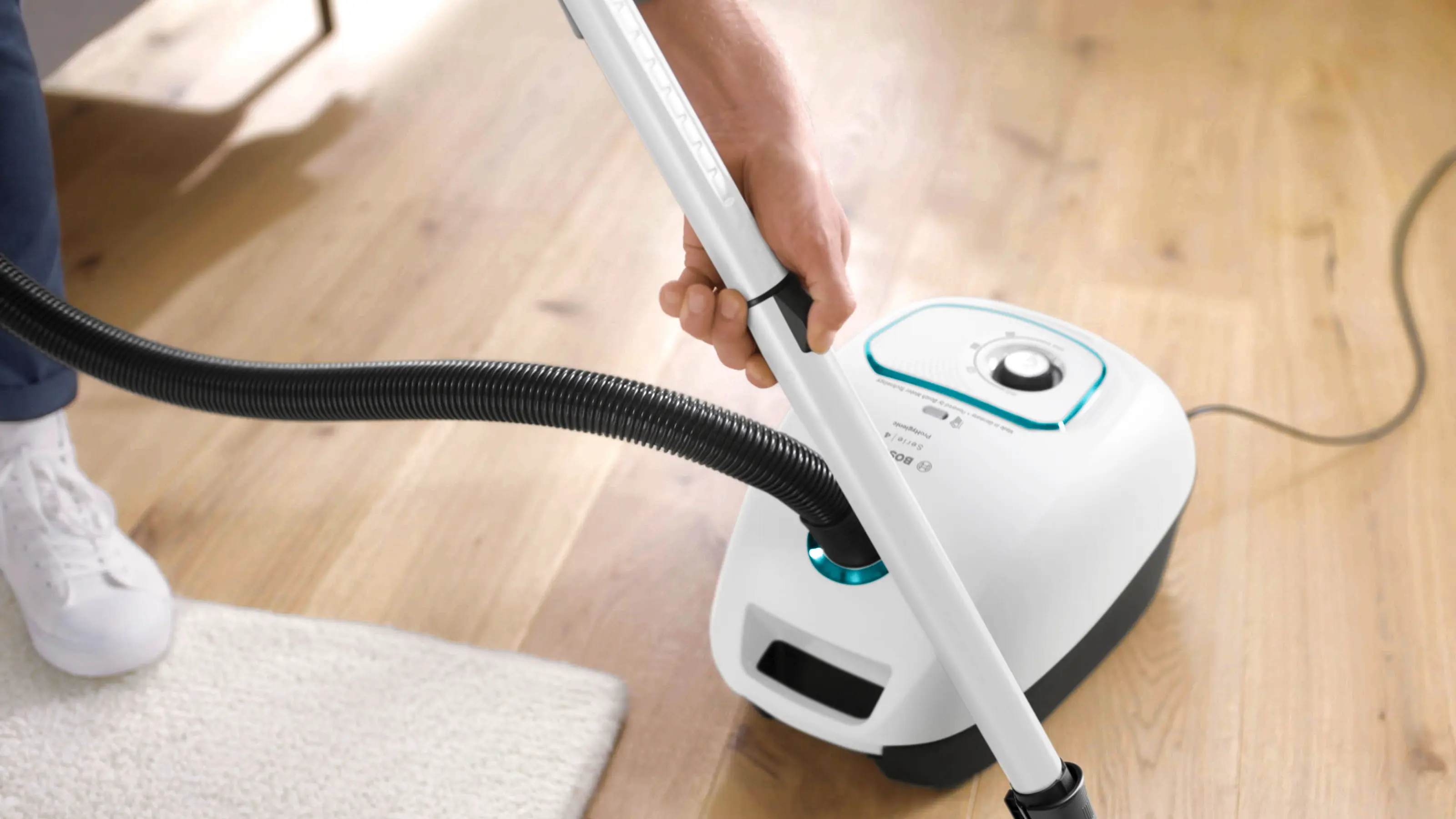 Serie 4 Stofzuiger met zak ProHygienic Wit
