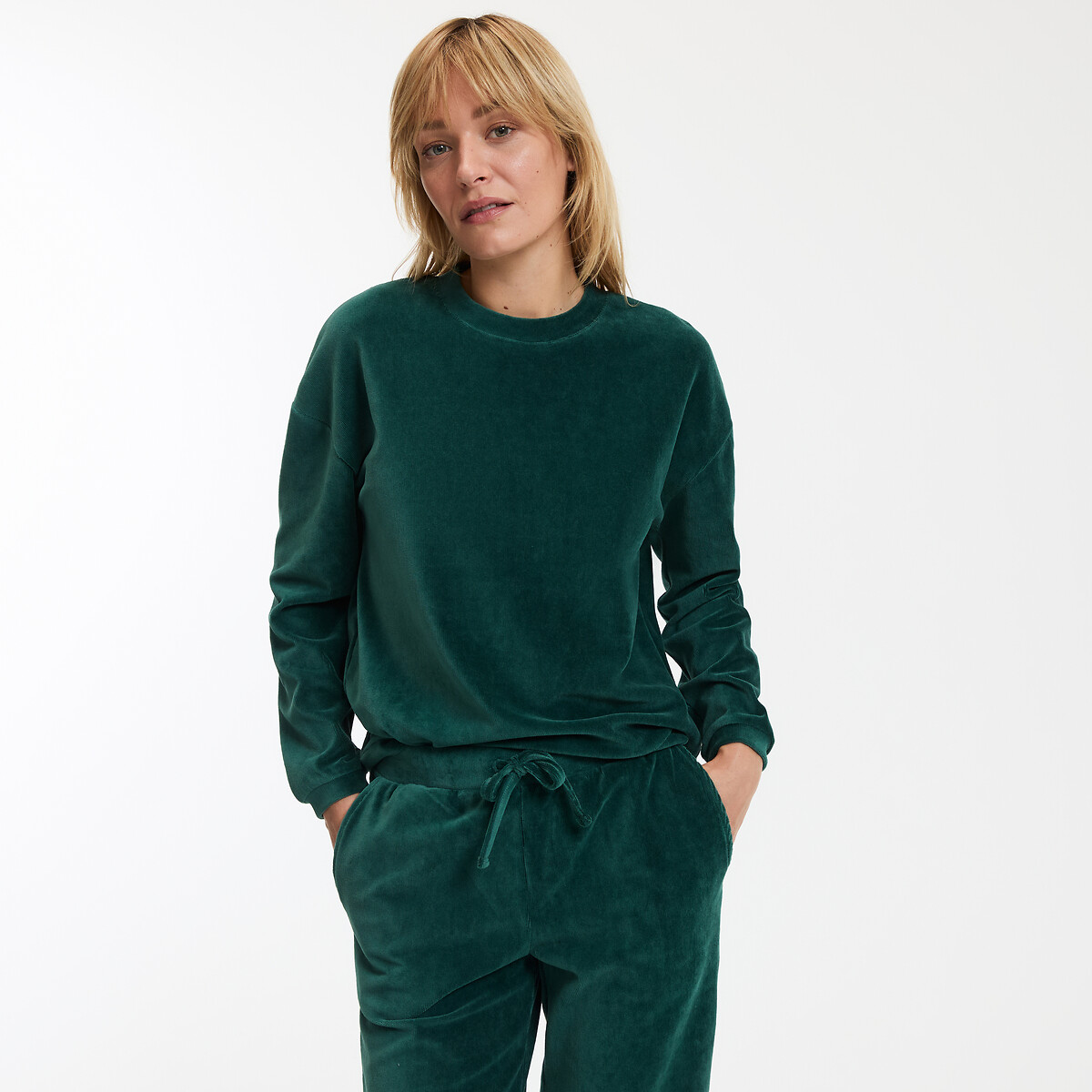 LA REDOUTE COLLECTIONS<br>Pijama em geribd fluweel