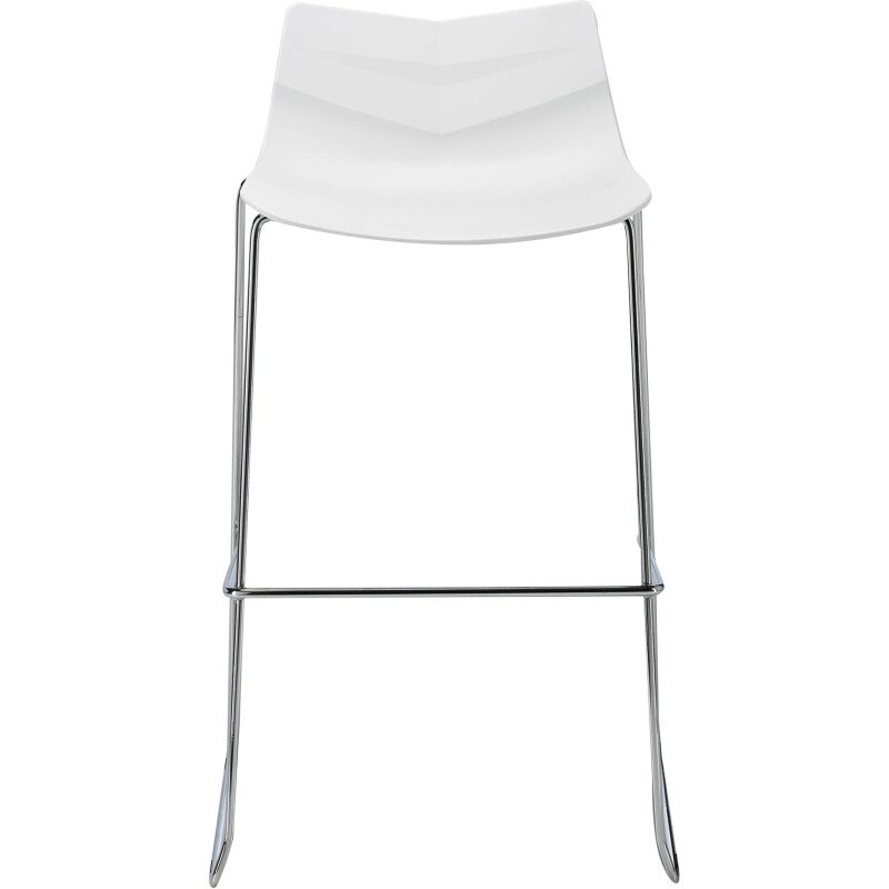 Tabouret haut Klass - pieds chromé