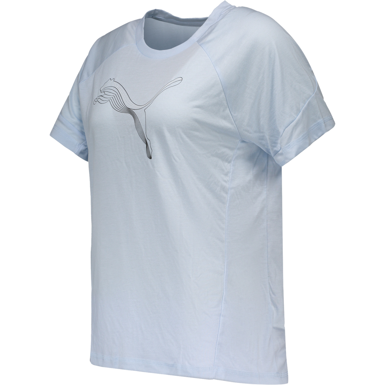 Puma Damen-T-Shirt Evostripe M, hellblau