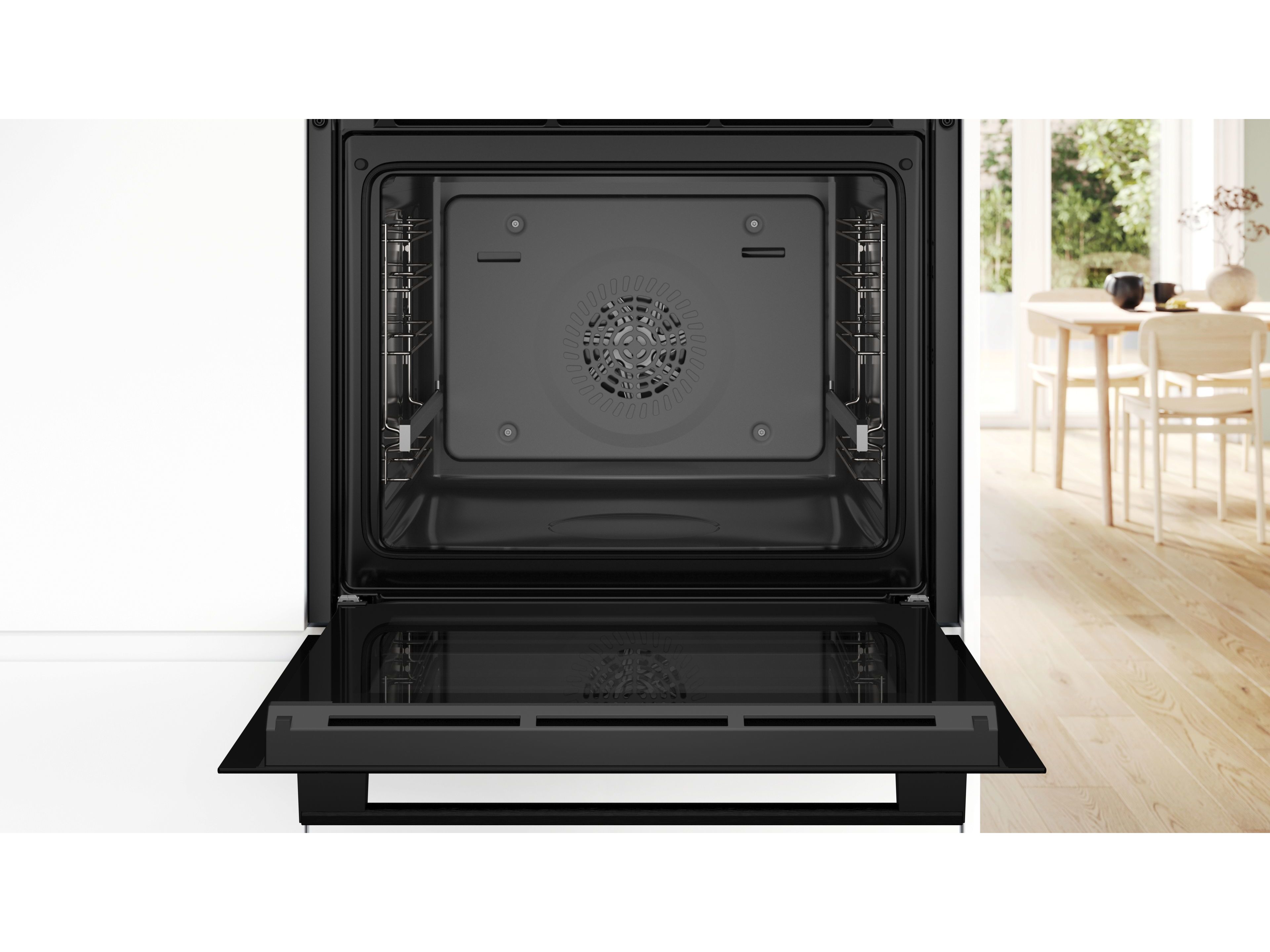 FORNO MULTIFUNÇÕES BOSCH HBG536EB3 PRETO A  71L 3400W