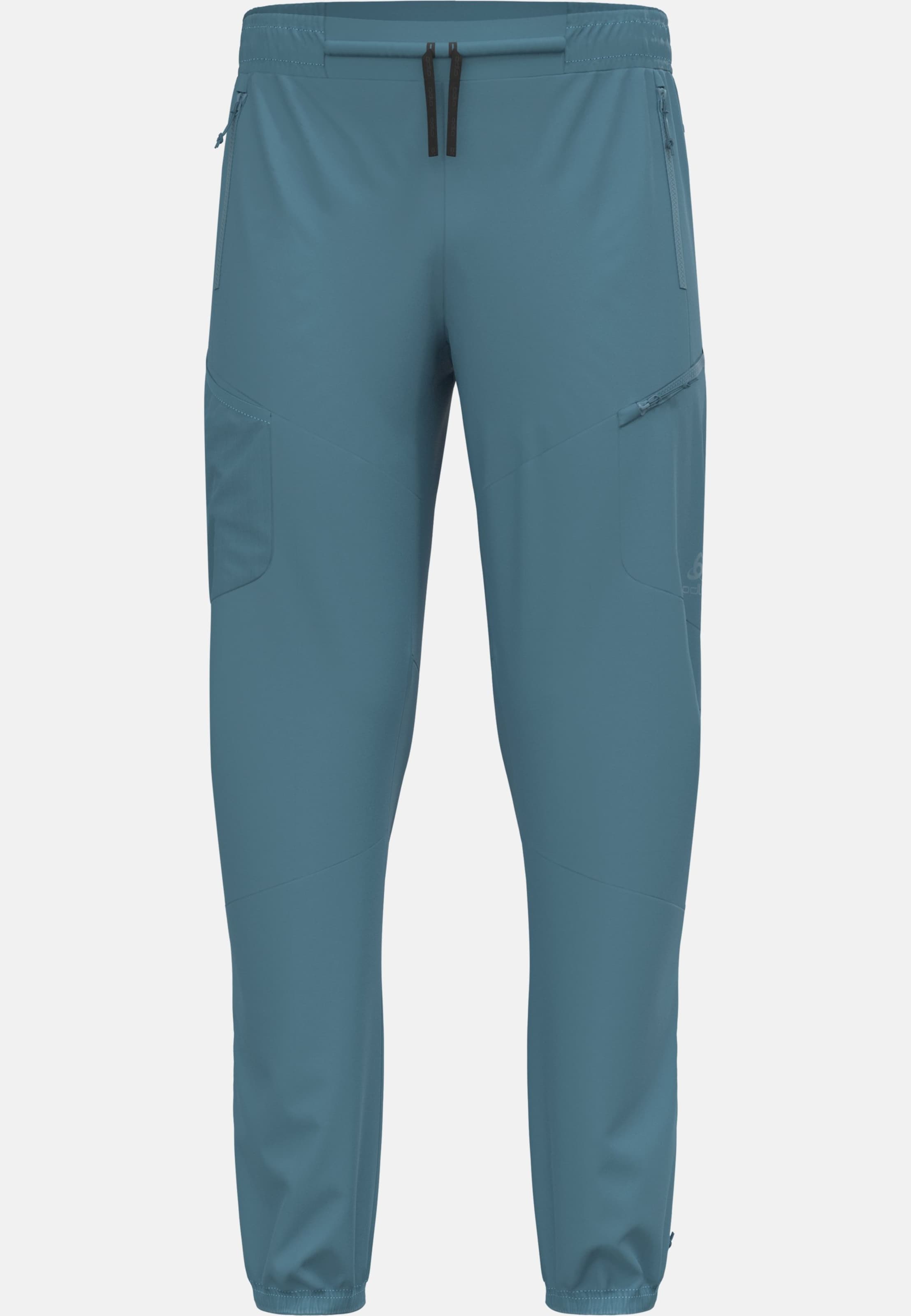 Winddichte Zeroweight X-Warm Langlaufhose in provincial blue