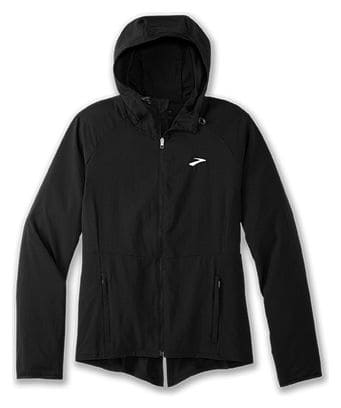 Veste coupe-vent déperlant Brooks Canopy Jacket Noir Femme