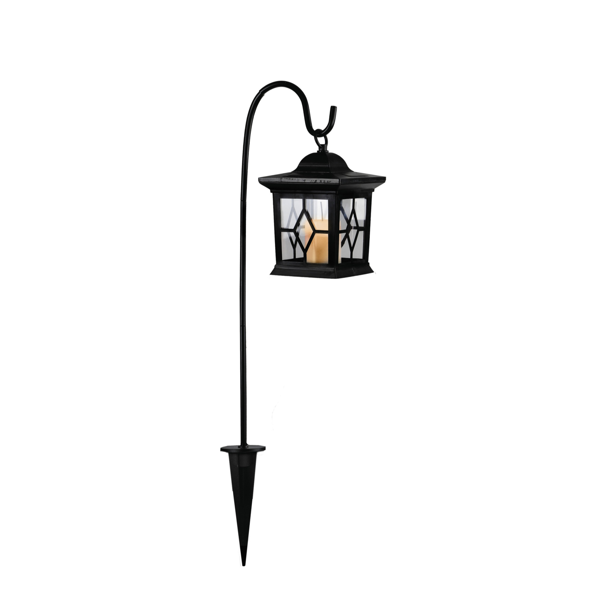 (15x17cm) Milan LED Deko Solar Lampe Outdoor Beleuchtung Garten Laterne IP44 (12.477-20) - Warmweiss