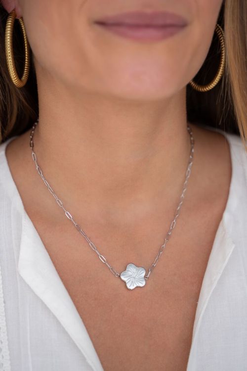Art schakelketting met bloem