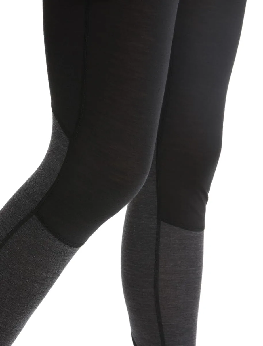 Icebreaker Women's 125 Zoneknit™ Leggings Black/Jet Heather/Cb