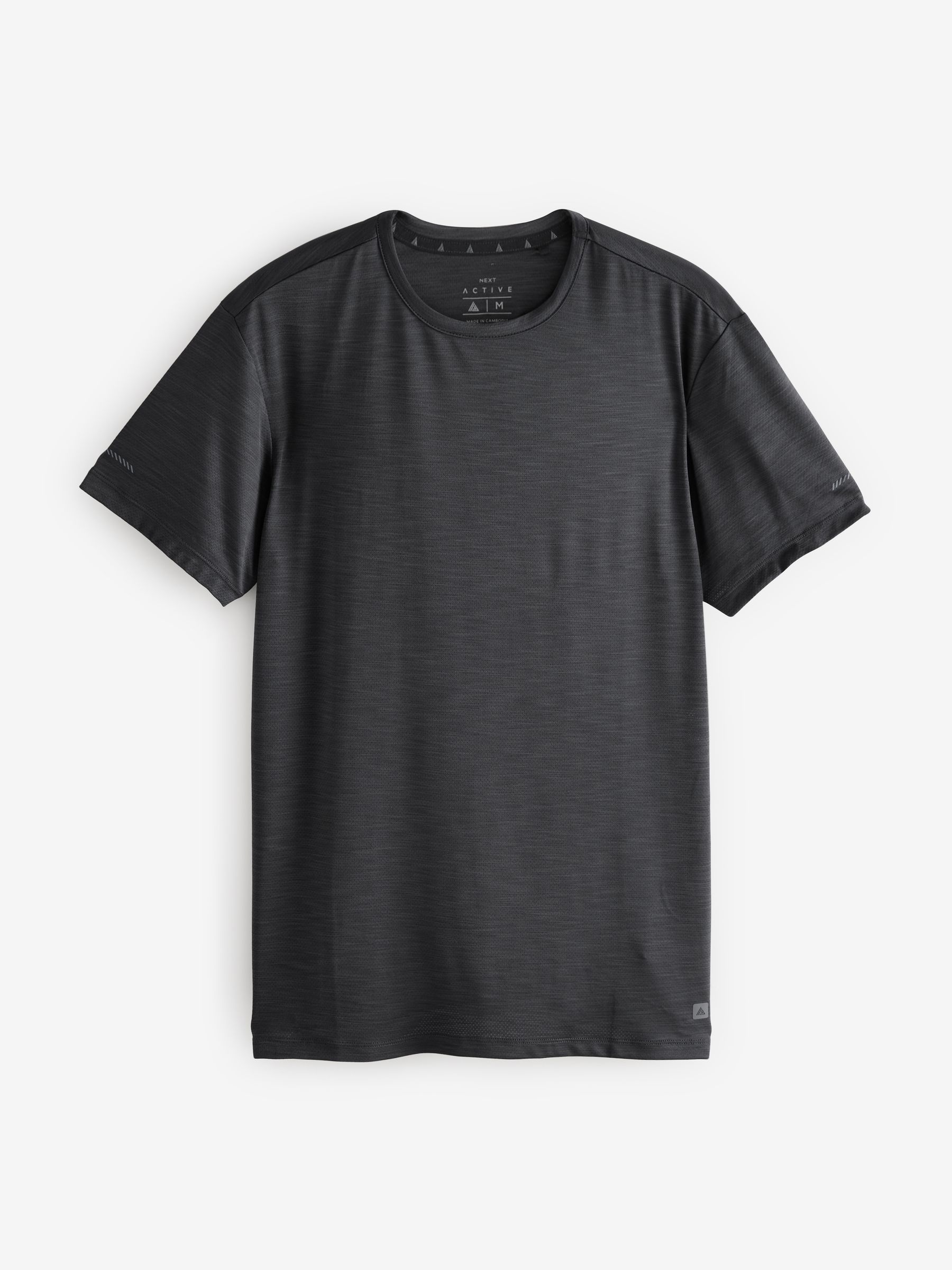 Zwart - T-shirt met korte mouwen - Active Gym Trainingstop