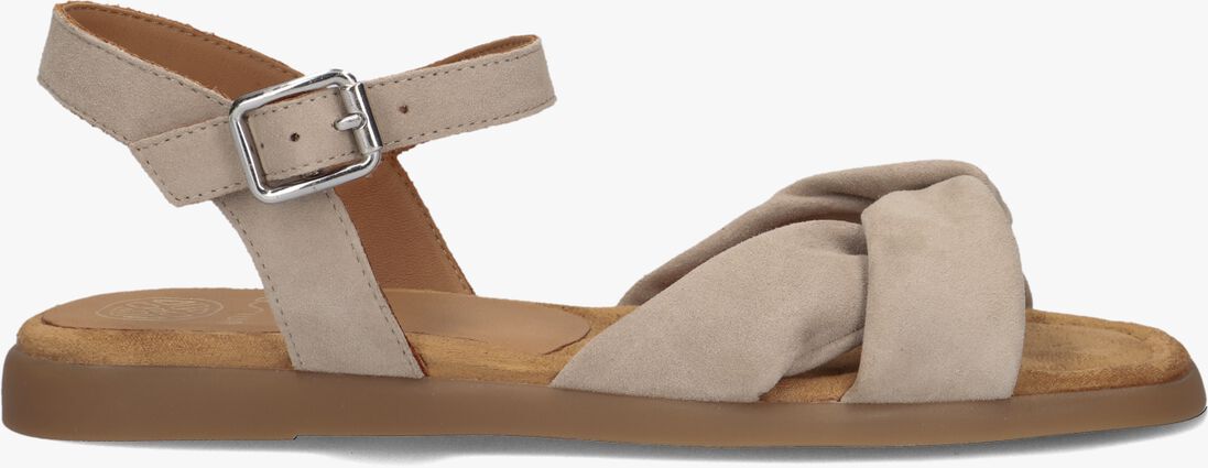 beige unisa platte sandalen cambel