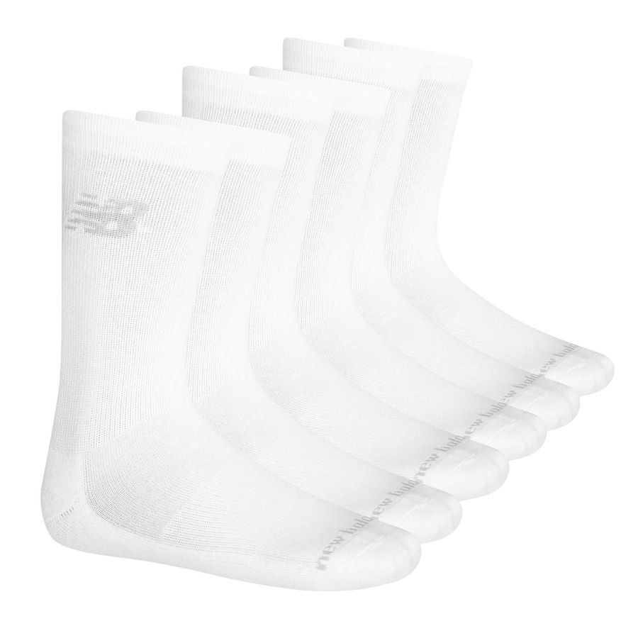 New Balance Chaussettes Cushioned Crew Pack de 3 - Blanc
