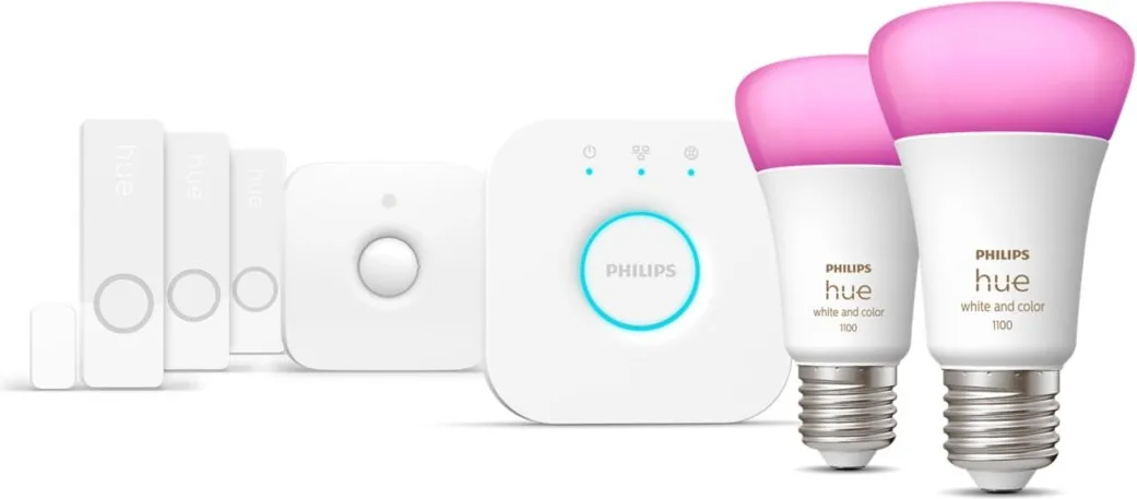 Philips Hue Secure kit de démarrage avec capteurs de contact Détecteur et capteur