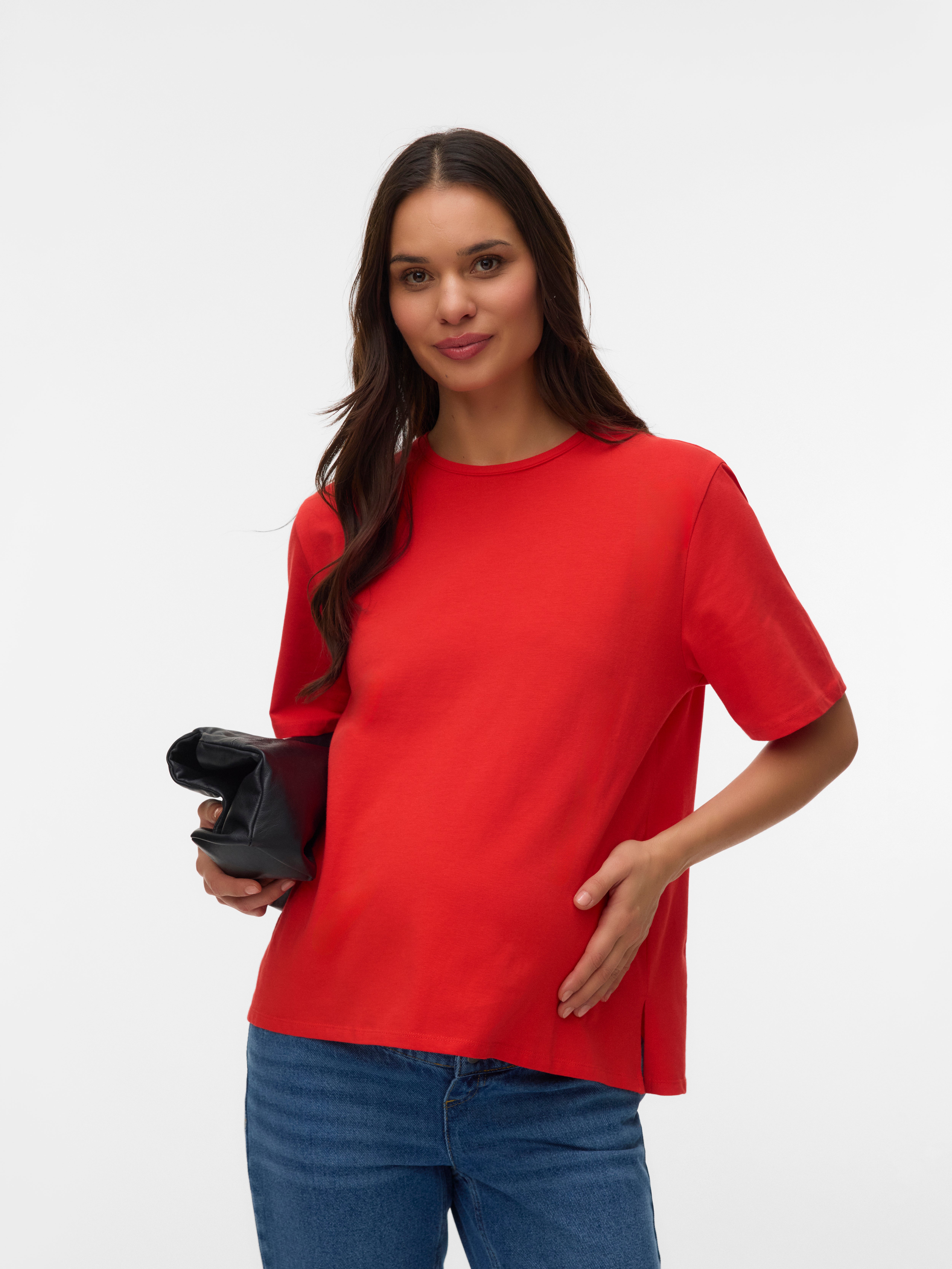 Regular fit O-hals Top
