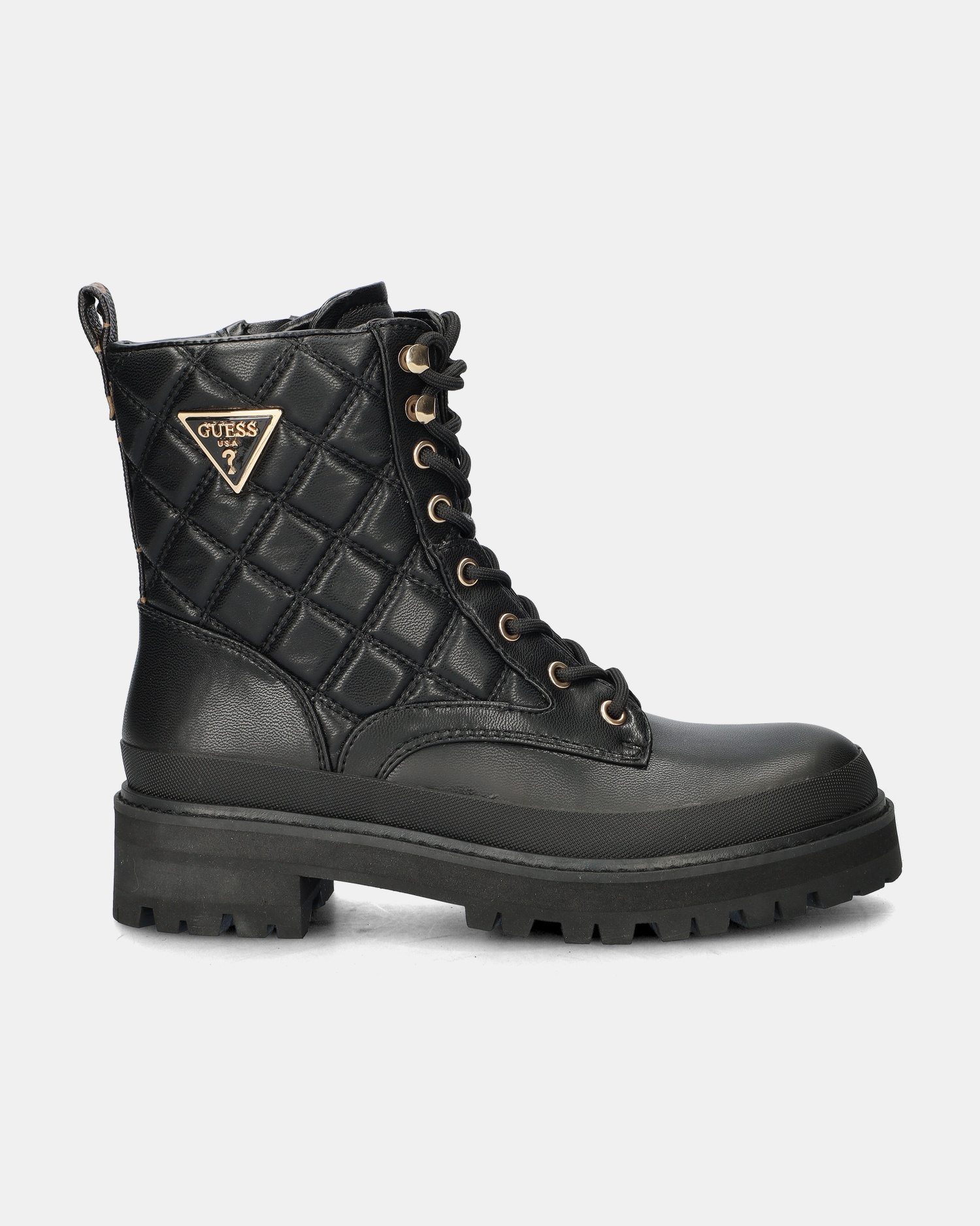 Guess Badae Veterboots  - zwart