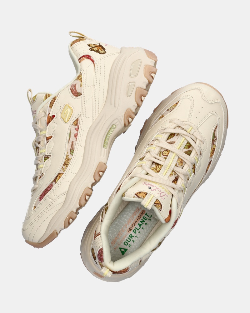 Skechers D'Lites Fly Forward Dad Sneakers  - beige