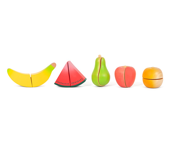 small foot Sandwich-Kekse und Obst »fresh«